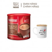 [Tặng ly sứ nắp gỗ] Bột cacao sữa NESTLE HOT COCOA MIX Lon giấy 788g